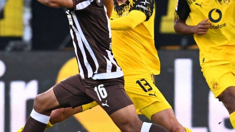 Doppelschlag in der Schlussphase: 3:3 im Abendspiel – St. Paulis vermiest dem BVB den Saisonstart