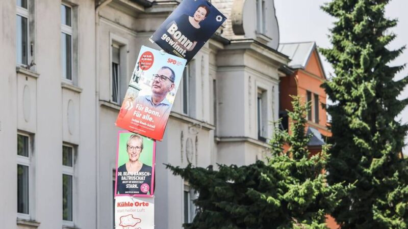 Kommunalwahlkampf in NRW: Warum einige Städte Dutzende Wahlplakate entfernen