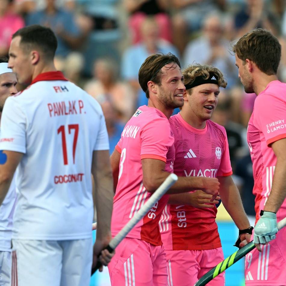 Halbfinaleinzug bei Hockey-EM: 10:0 gegen Polen – Deutsche Herren feiern Hockeyfest