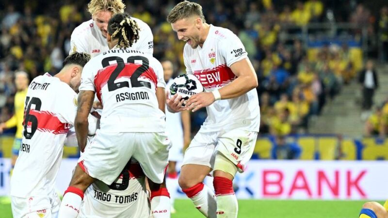 Drama im DFB-Pokal: Titelverteidiger Stuttgart übersteht Elfmeterschießen in Braunschweig