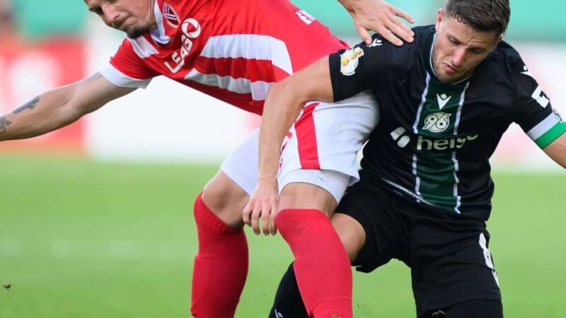 Nächste DFB-Pokal-Überraschung: Energie Cottbus schockt Hannover – Freiburg souverän weiter