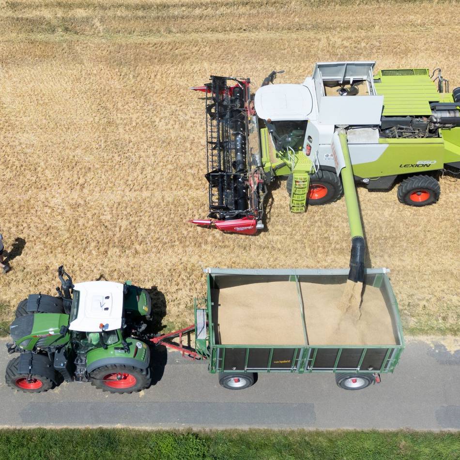 Im Rheinland: Getreideernte abgeschlossen – Stimmung bei Landwirten gedämpft