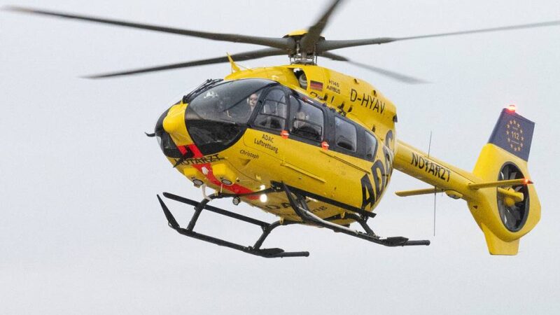 Fahndung in Xanten-Marienbaum: Rettungshubschrauber mit Laserpointer geblendet