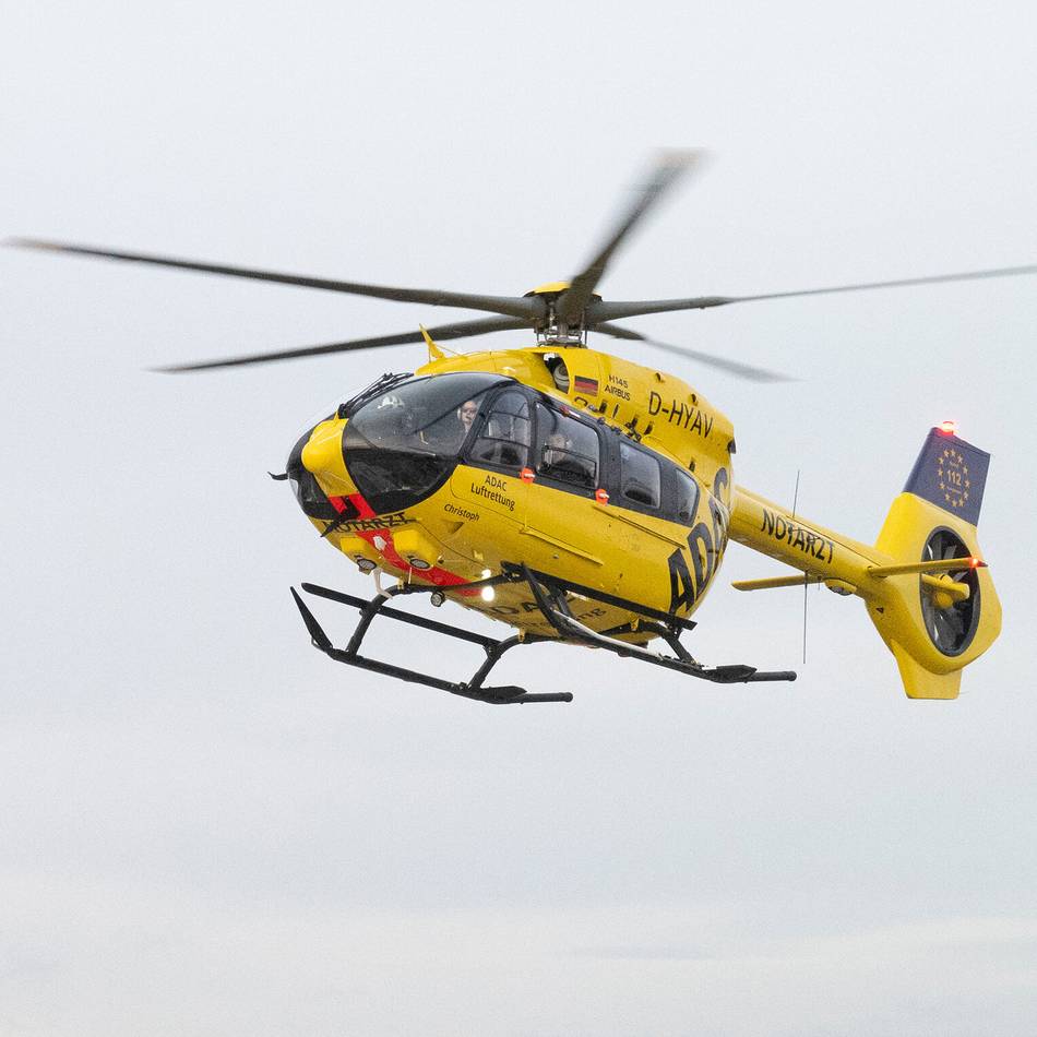 Fahndung in Xanten-Marienbaum: Rettungshubschrauber mit Laserpointer geblendet