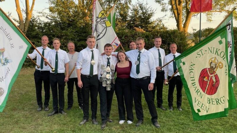 Schützenfest der St.-Nikolaus-Bruderschaft: Marlon Kühnen regiert die Schützen in Veen