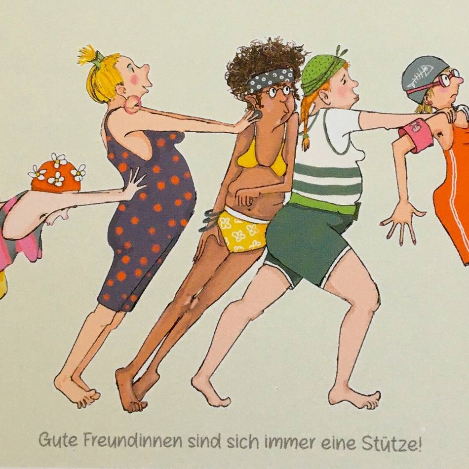 Krefelder Künstlerin entwirft Dauerkalender: Hauptsache Freundinnen – Mit witzigen Frauen durch das Jahr