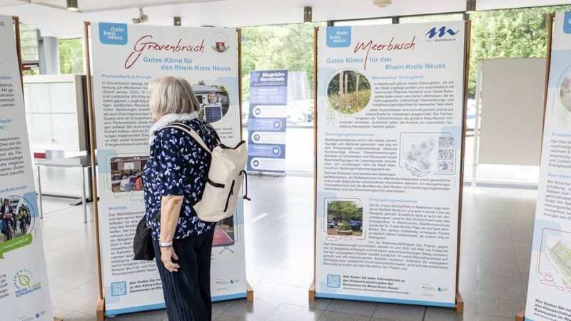 Wanderausstellung in Kaarst: Was die Kreis-Kommunen gegen den Klimawandel tun