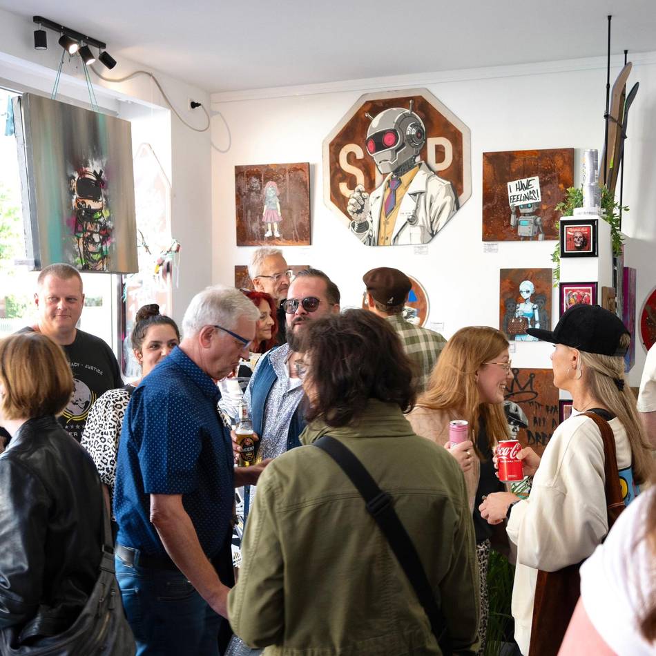 Kultur in Ratingen: Urban Art lockt viele Gäste in die Galerie
