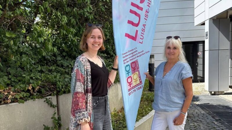 Kampagne „Luisa ist hier“ in Wermelskirchen: Wo Frauen auf der Herbstkirmes Schutz finden