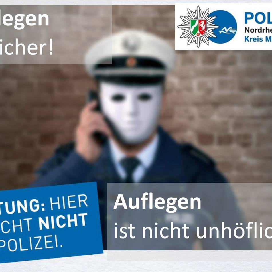 Kriminalität in Langenfeld: „Falscher Polizist“ – 91-Jährige wird Opfer von Trickbetrug