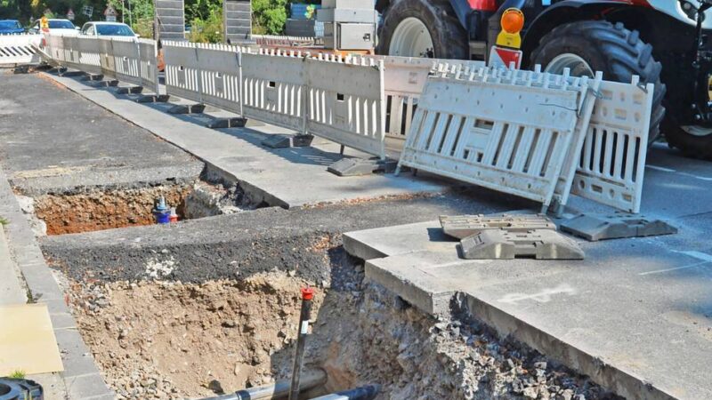 Umgestaltung: Baustelle Bernsaustraße in Neviges endet nächste Woche