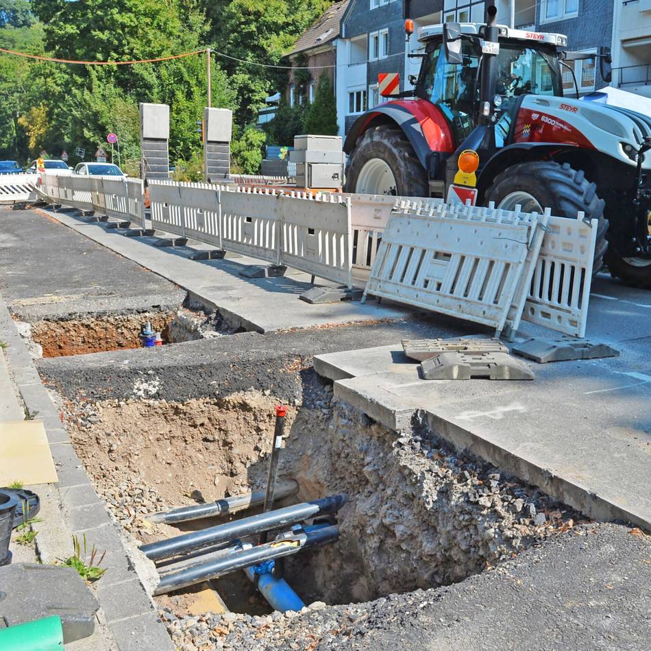 Umgestaltung: Baustelle Bernsaustraße in Neviges endet nächste Woche