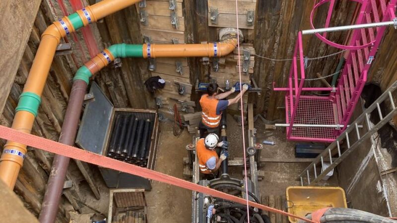 Großbaustelle am Reitweg in Rheinberg: Wie die Kanalbauarbeiten in Vierbaum vorankommen