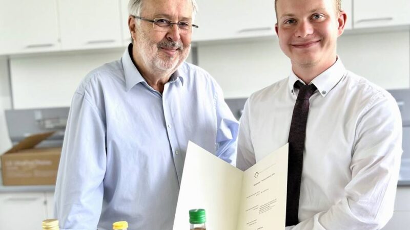 An der Hochschule Rhein-Waal: Kampf gegen Olivenöl-Betrug – Klever Jungwissenschaftler prämiert