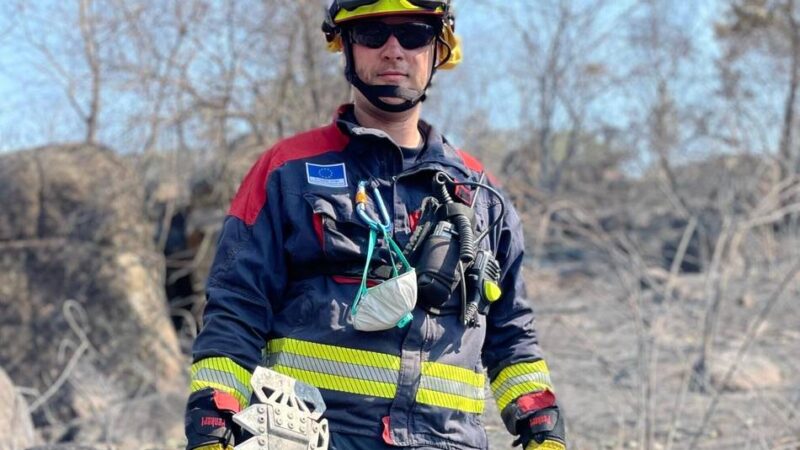 Einsatz in Spanien: Blick auf die lodernden Flammen – Düsseldorfer Feuerwehr bekämpft Waldbrände