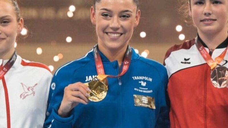 Mila Welling turnt sich ins Rampenlicht: Unterbacher Talent schreibt mit DM-Bronze Trampolingeschichte