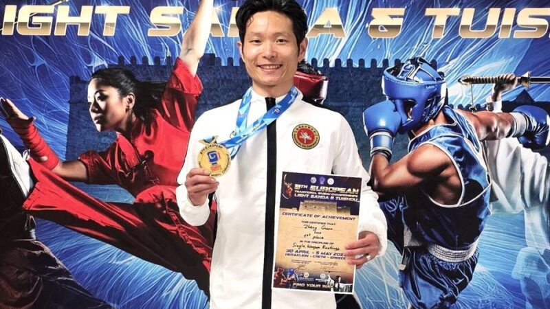 In der Kampfsportart Wushu: Zweifacher Europameister aus Hinsbeck
