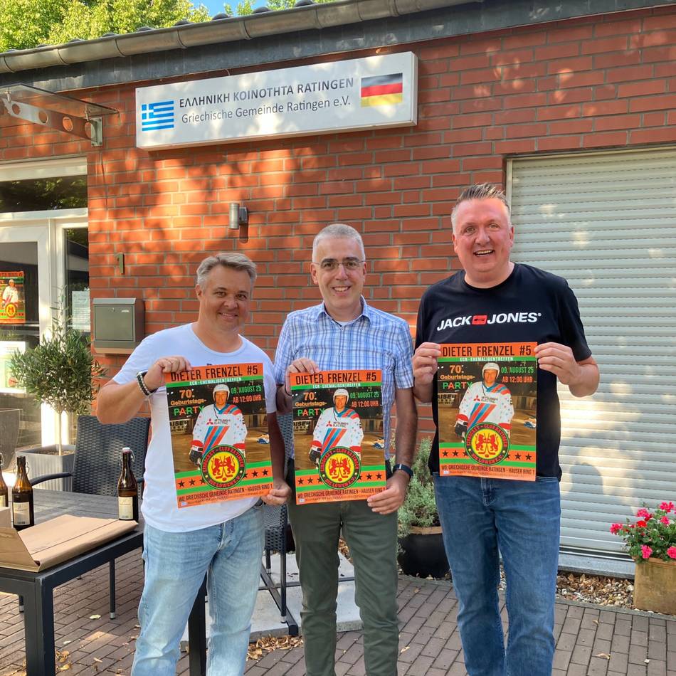 Eishockey-Legende wird 70: Eine große Party für Dieter Frenzel und den EC Ratingen