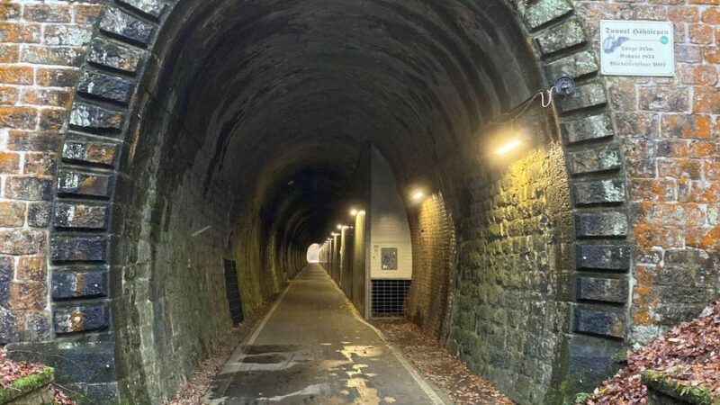 Hückeswagener Radweg: Tunnel Höhsiepen wird zeitweise gesperrt