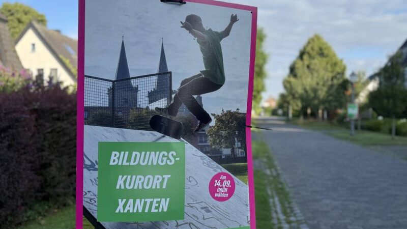 Kommunalwahl in Xanten: Grüne verzichten weitgehend auf Wahlwerbung im Stadtkern
