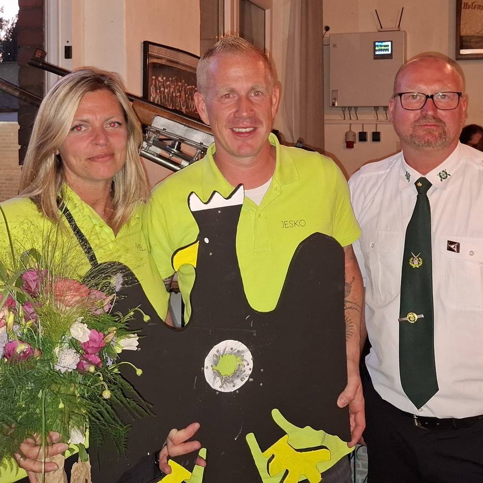 Spannendes Königsschießen: Jesko Hünnekes ist neuer König der Bürgerschützen in Louisendorf