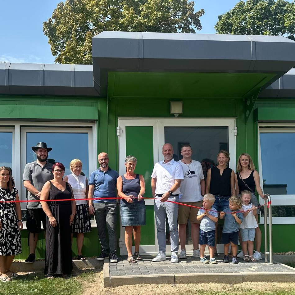 45 neue Plätze für Kinder in Gustorf: Kita „Kunterbunt“ feiert Erweiterung