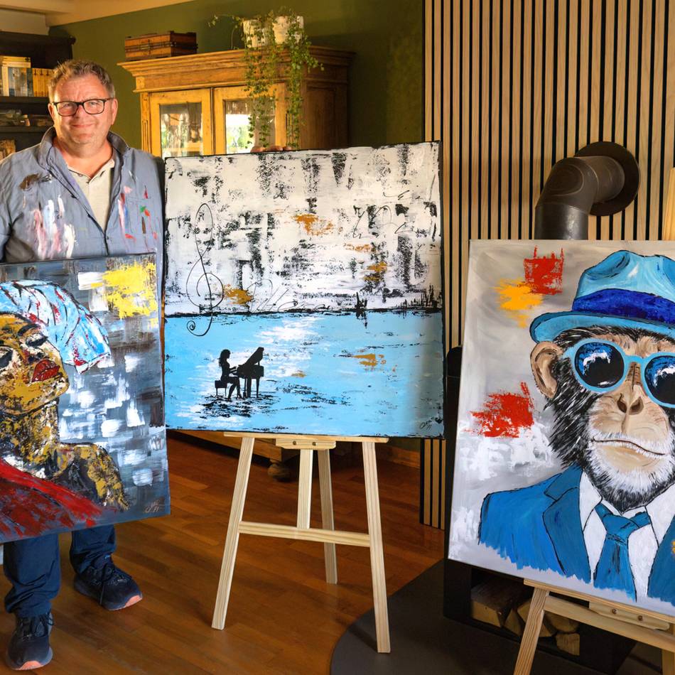 Kunst in Haus Hohenbusch: „In jedem Bild steckt meine eigene Geschichte“