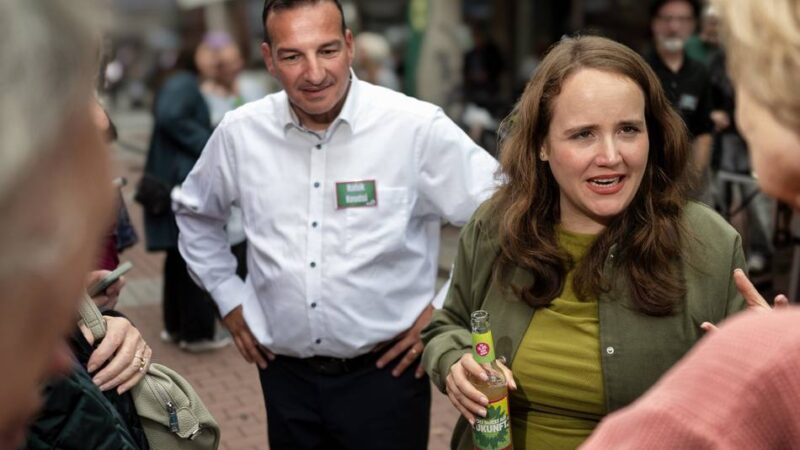 Kommunalwahl in Langenfeld: Ricarda Lang unterstützt Grünen-Kandidaten Haluk Koudsi