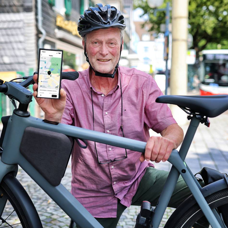 Digitale Verfolgungsjagd durch Haan: „Plötzlich sah ich aus den Augenwinkeln, dass mein Rad weg war“