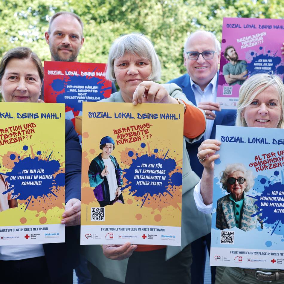 Wohlfahrtsverbände starten gemeinsame Kampagne zur Kommunalwahl: Im Kampf gegen Trägheit und Sparwahn