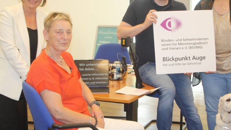 Beratungsangebot für Sehbehinderte: Blindenverein jetzt auch in Viersen