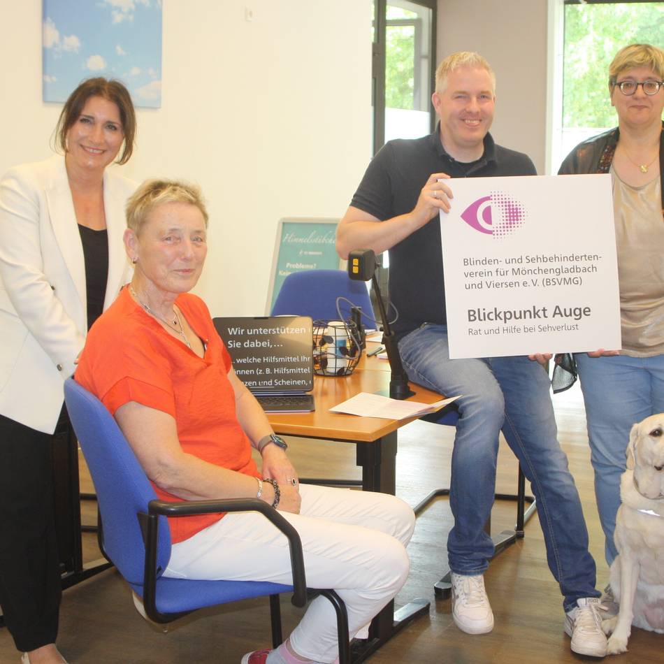 Beratungsangebot für Sehbehinderte: Blindenverein jetzt auch in Viersen