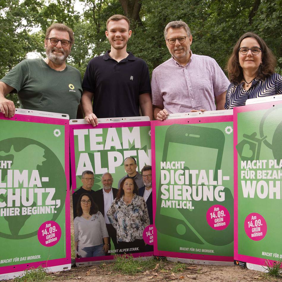 Kommunalwahl 2025 in Alpen: Was die Grünen im Gemeindeleben besser machen wollen
