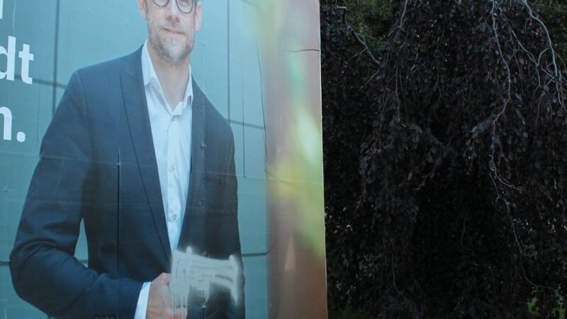 Zerstörte Wahlplakate in Mönchengladbach: „So ein Ausmaß habe ich noch nicht erlebt“