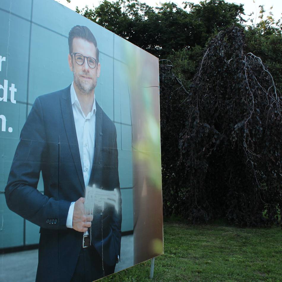Zerstörte Wahlplakate in Mönchengladbach: „So ein Ausmaß habe ich noch nicht erlebt“