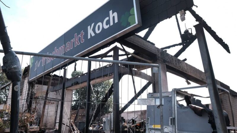 Antrag für Homberg neu aufgerollt: Nach Brand fehlt weiter ein Supermarkt