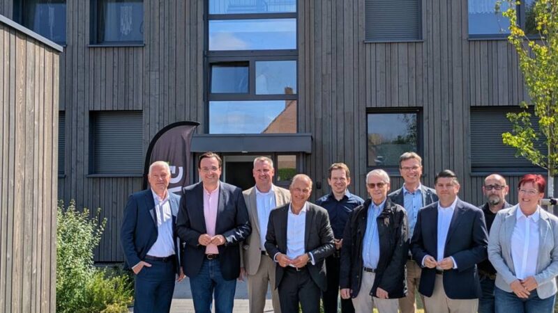 Verband besucht GWG-Objekt in Tönisvorst-Vorst: Vorzeigeprojekt für bezahlbares Wohnen