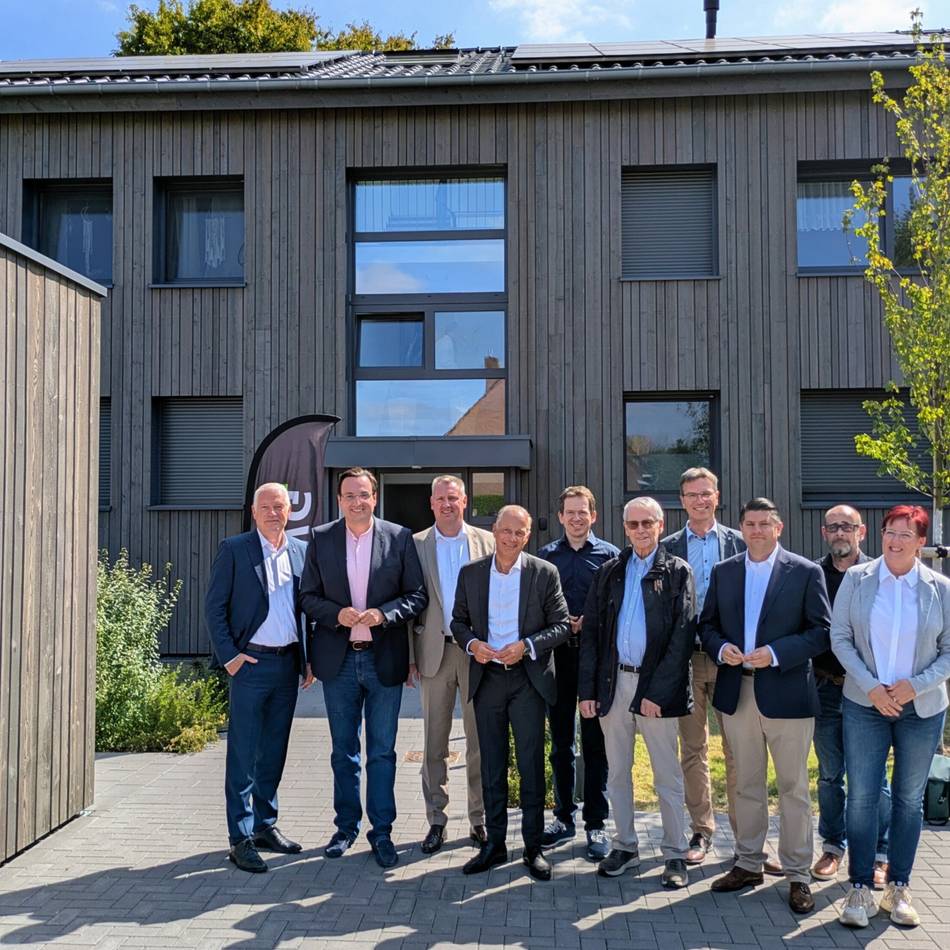 Verband besucht GWG-Objekt in Tönisvorst-Vorst: Vorzeigeprojekt für bezahlbares Wohnen