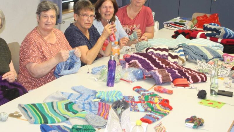 Strickkreis in Viersen-Dülken: Die Socken sind der Renner