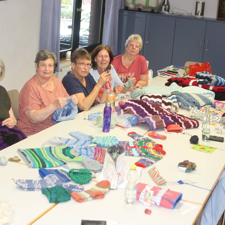 Strickkreis in Viersen-Dülken: Die Socken sind der Renner