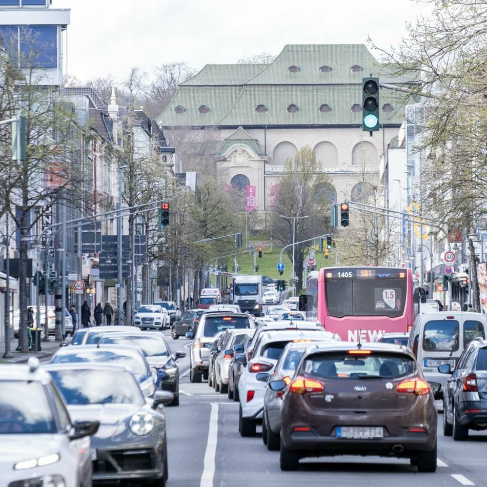 Zahlen zur Verkehrsdichte: In Mönchengladbach fahren weniger Autos als anderswo
