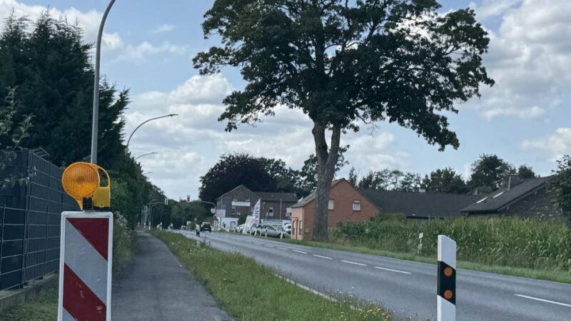 Baustelle in Schwalmtal: Kanalerneuerung an der L 371