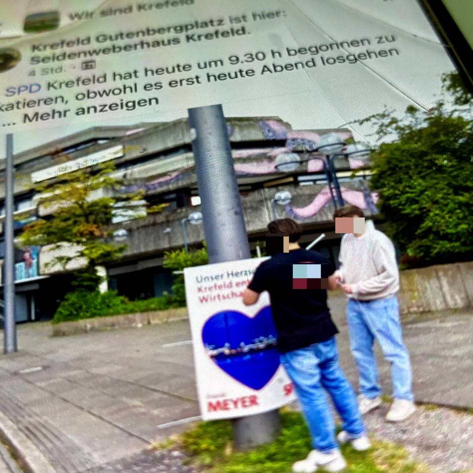 Kommunalwahl 2025 in Krefeld: SPD legt Frühstart bei Wahlplakaten hin