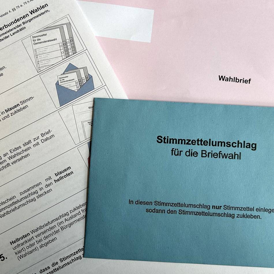 Kommunalwahl 2025: Versand der Wahlbenachrichtigungen und Briefwahl startet