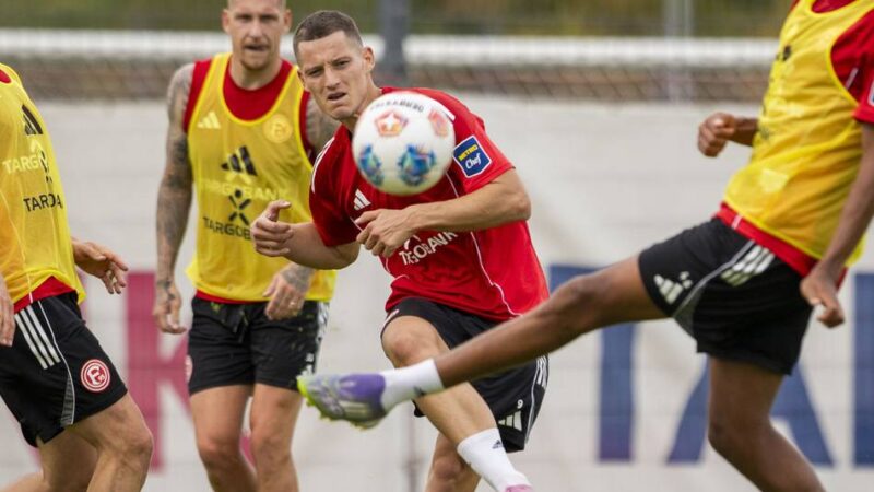 Ersatz, Konkurrent oder Ittens Partner?: Diese Rolle traut Thioune dem neuen Fortuna-Angreifer Zan Celar zu