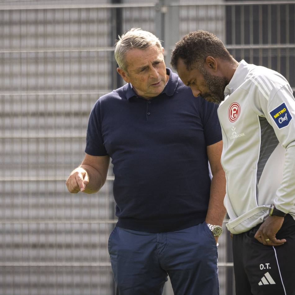 Fortuna-Sportvorstand Allofs stärkt Thioune den Rücken: „Der Trainer hat die volle Unterstützung von allen im Verein“