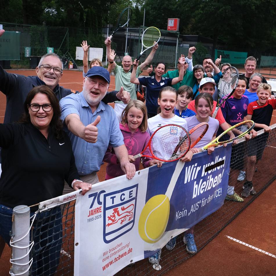 Historisches Vereinsgelände bleibt bestehen: Stadt sichert Zukunft des TC Blau-Weiß Erkrath an der Düssel