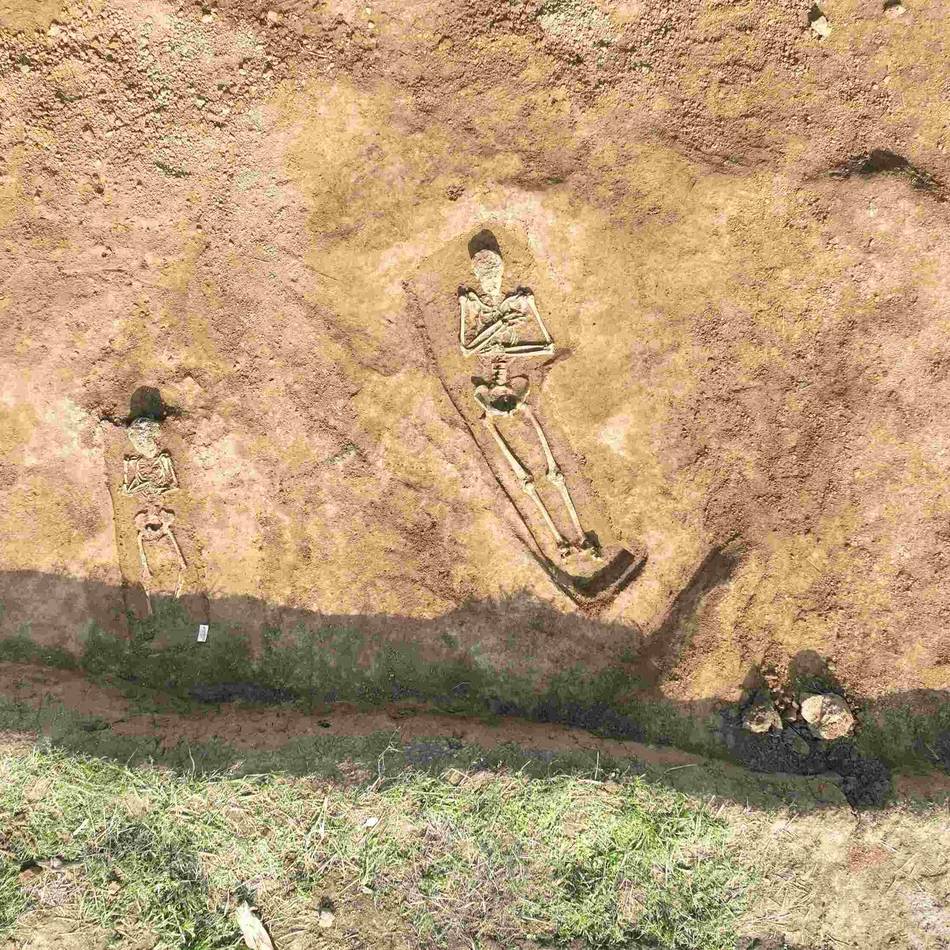 Ausgrabungsfund in Haffen: 15 Skelette am Rhein entdeckt