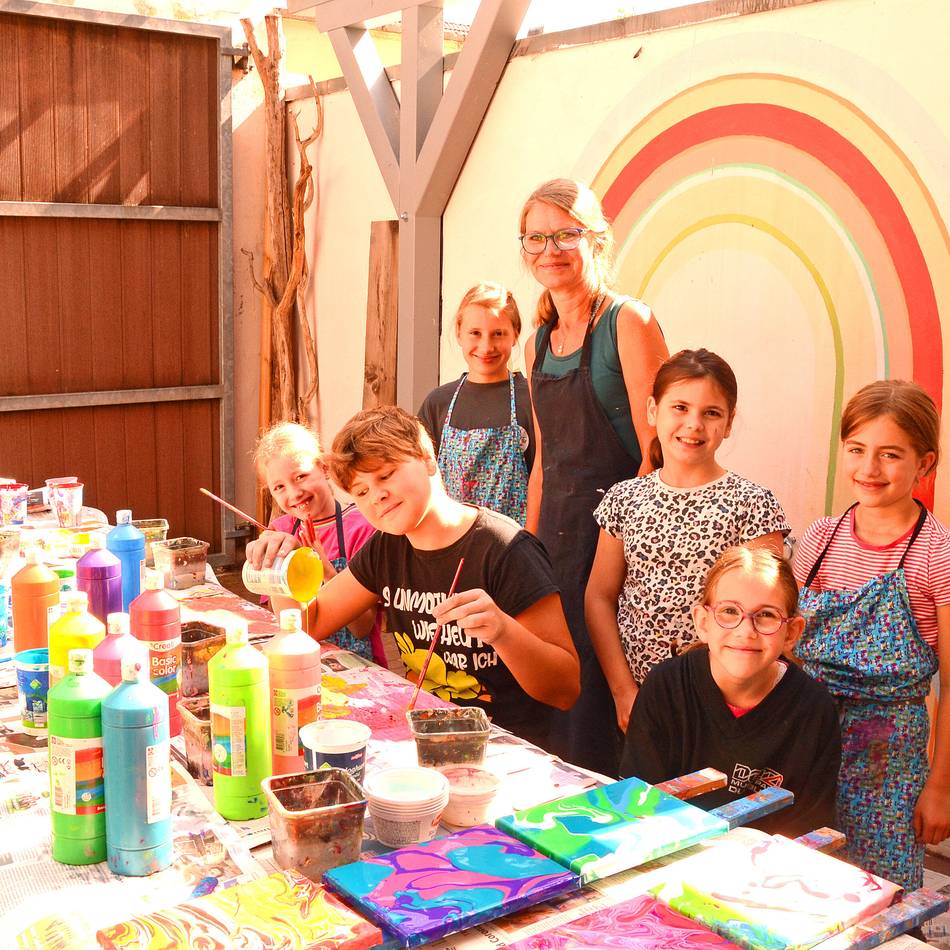 Malwerkstatt bietet Kurse für Kinder an: Die Ferien sind farbenfroh