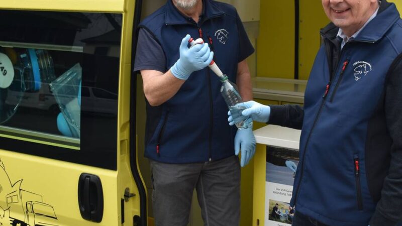 Wasseranalyse in Korschenbroich: Labormobil untersucht Qualität des Brunnenwassers
